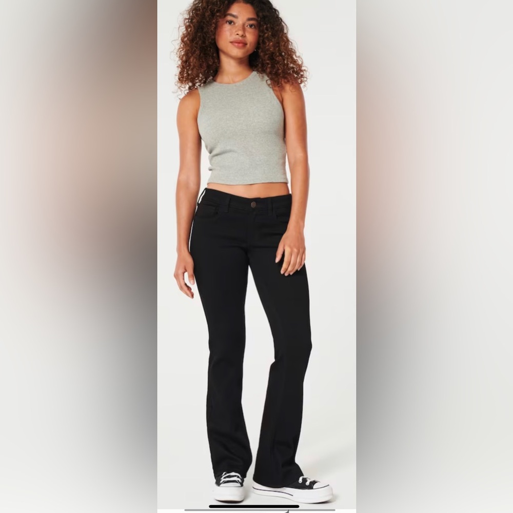 Hollister Black Jean Pants size 1
